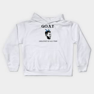 Messi GOAT - Greatest of All Time - ARG 22 Football Kids Hoodie